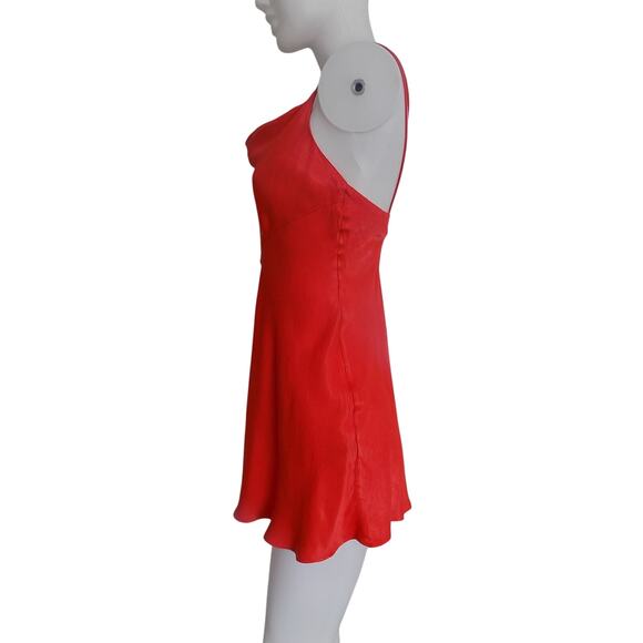 ZARA orange mini dress fit and flare skater size Medium - Picture 3 of 8